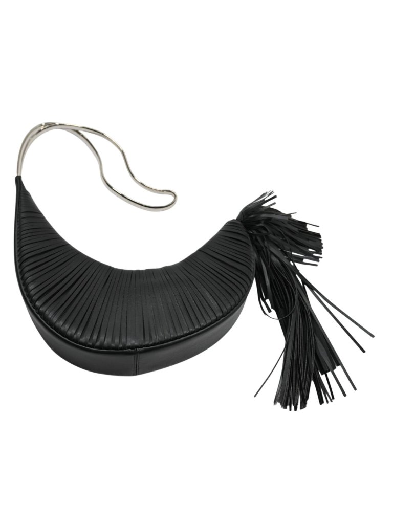 Collina Strada X Stand Oil Luna Fringe Bag Fw 26 In Black